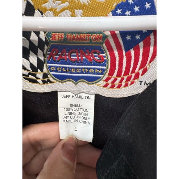 Vintage Dale Earnhardt Jeff Hamilton Jacket Nascar Racing Goodwrench Rare Sz L - Picture 3 of 10